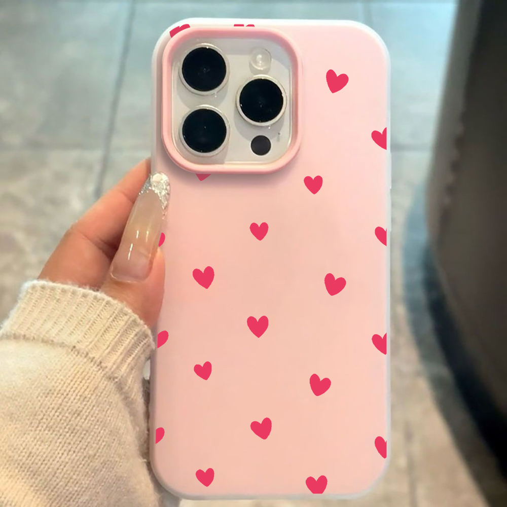 Red Love Heart Pattern Phone C - Xiaomi Redmi Note 13 recension och pris
