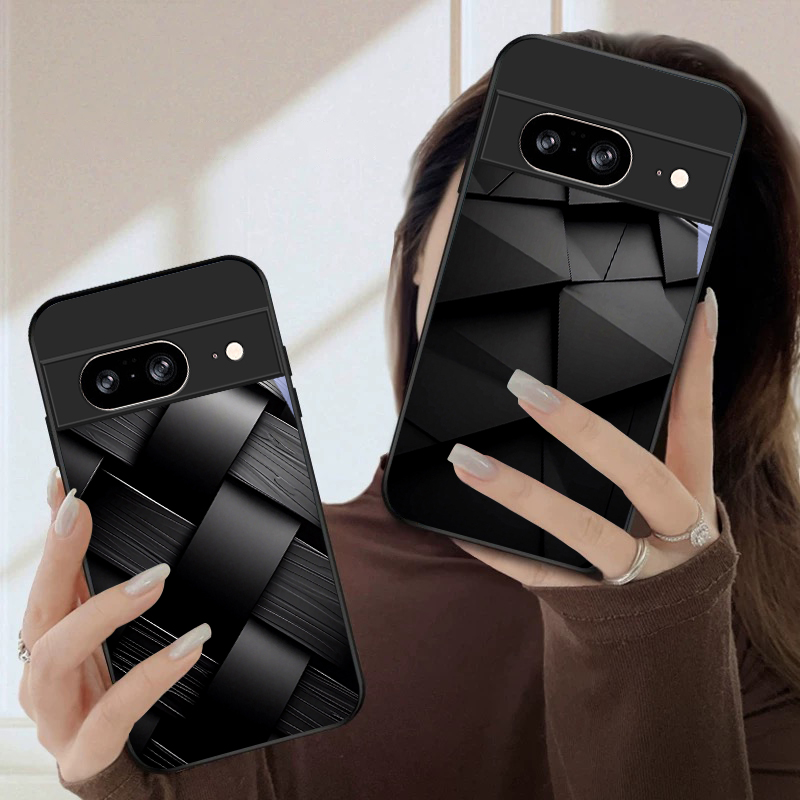 Dark geometric texture For Goo - Google Pixel 9 Pro recension och pris