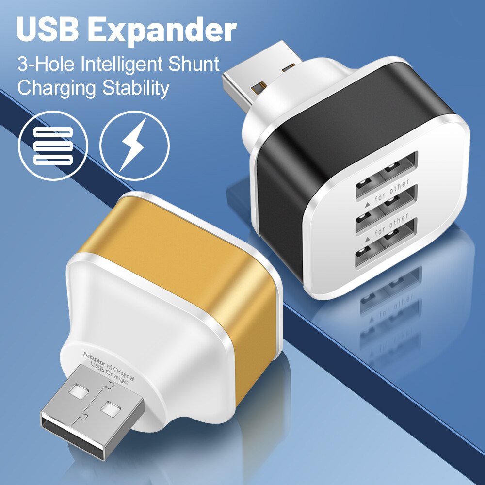 3 Port USB Slots Adaptor USB 3 - Electronics Gadgets For Car recension och pris