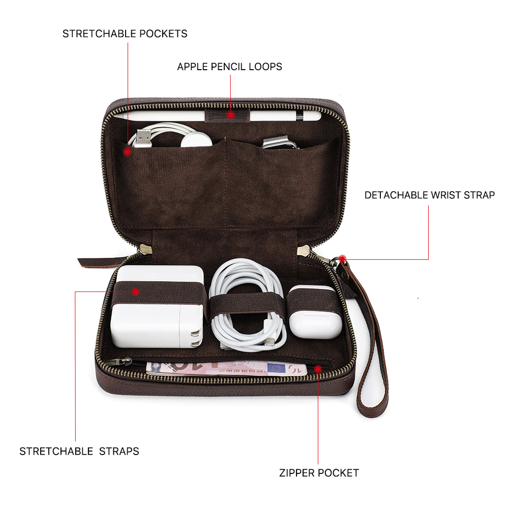 Genuine Leather Portable USB D - Electronics And Gadgets With I recension och pris