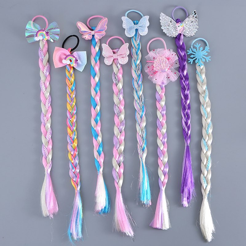 Littler Girls Long Braid Hair  - Elsa Gadget recension och pris