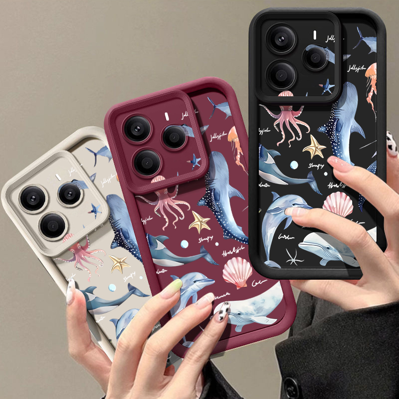 Cute Dolphin Patterned Soft Ca - Xiaomi Redmi Note 13 recension och pris