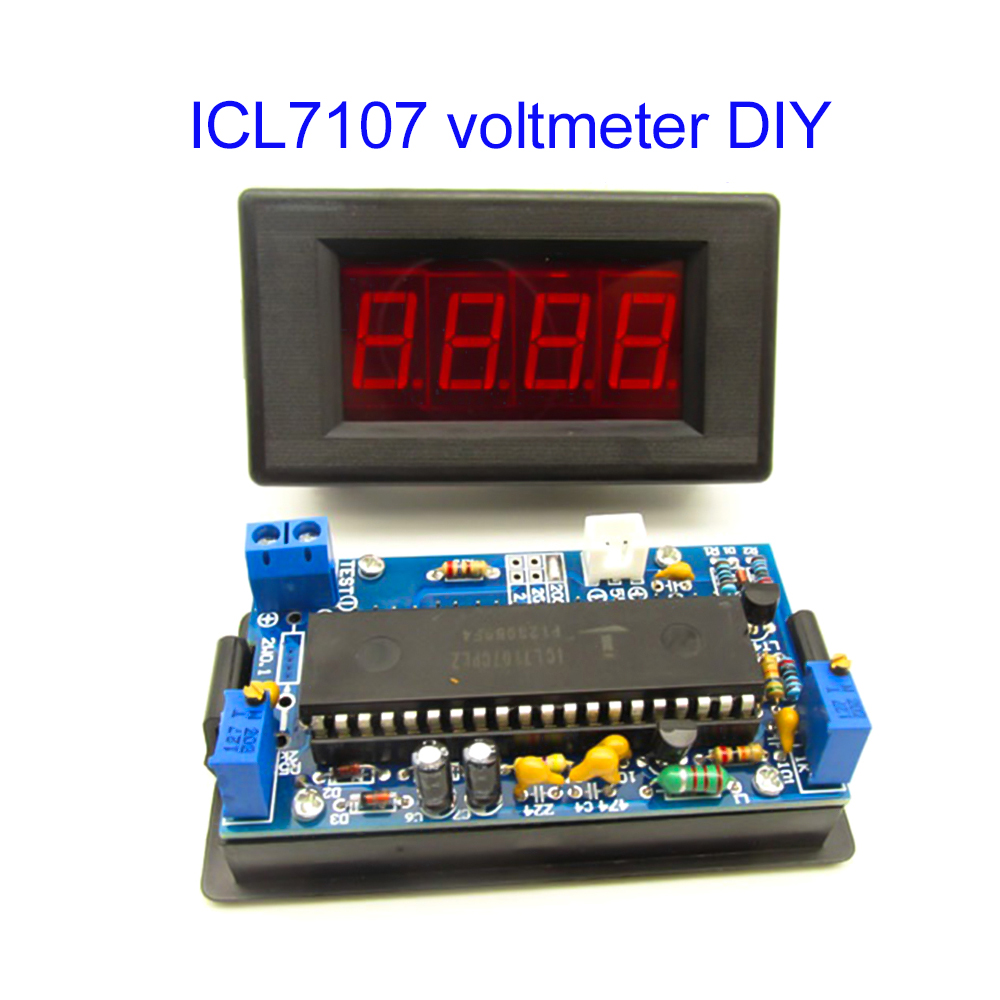 ICL7107 Voltmeter DIY Kit Part - Diy Electronics Gadgets recension och pris
