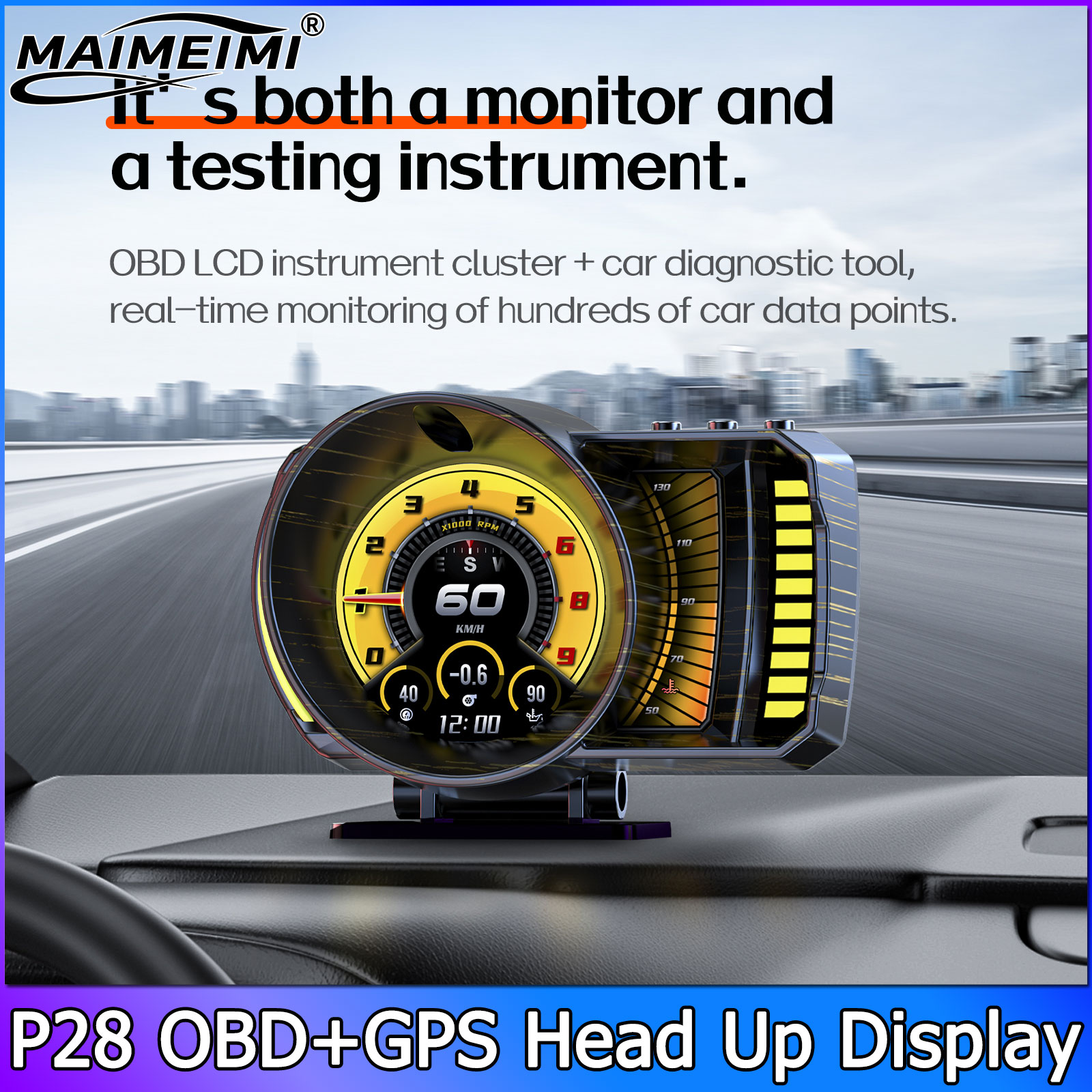 P28 OBD2 GPS Double Systems Me - Electronics Gadgets For Car recension och pris