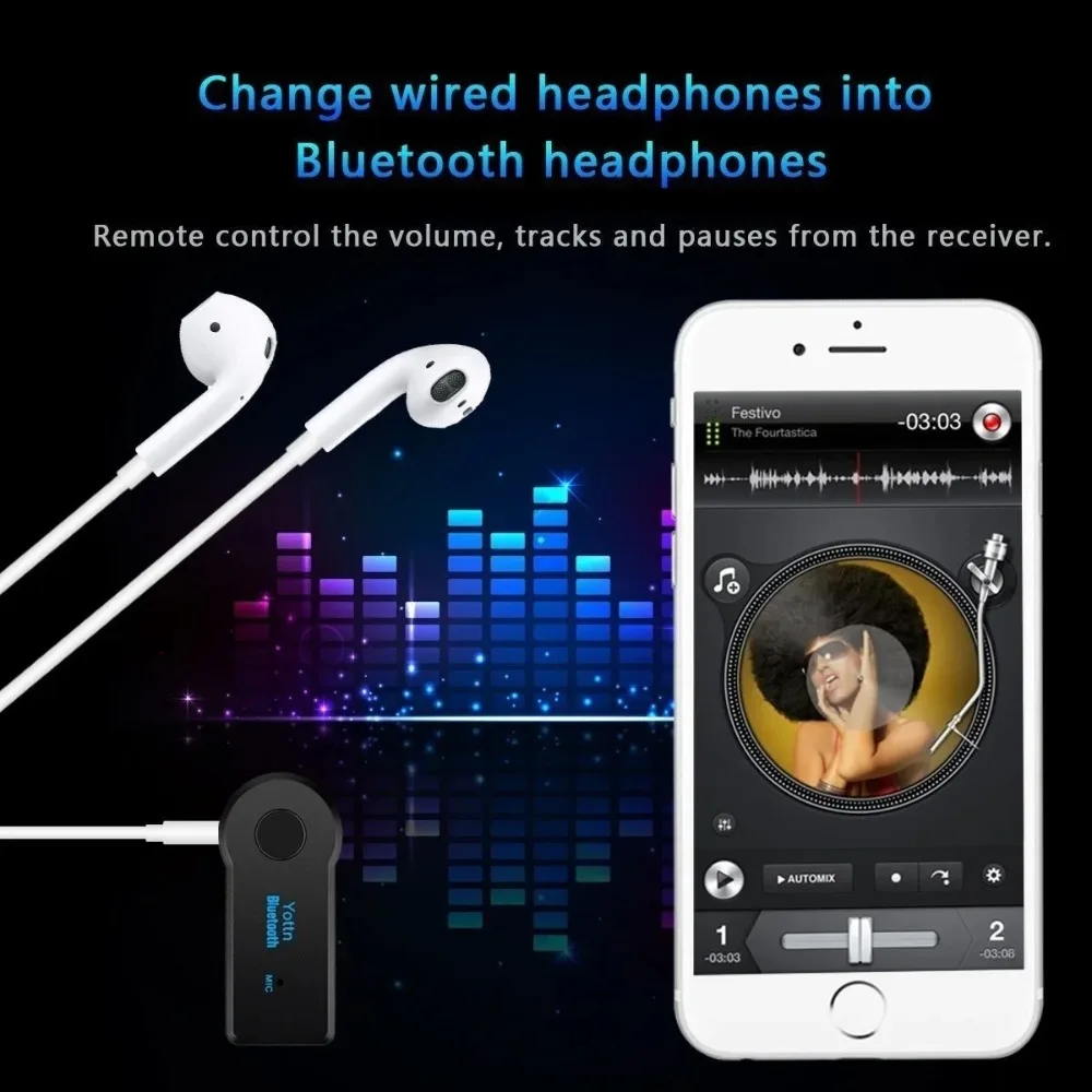 Bluetooth4.2 AUX Audio Stereo  - Electronics Gadgets For Car recension och pris