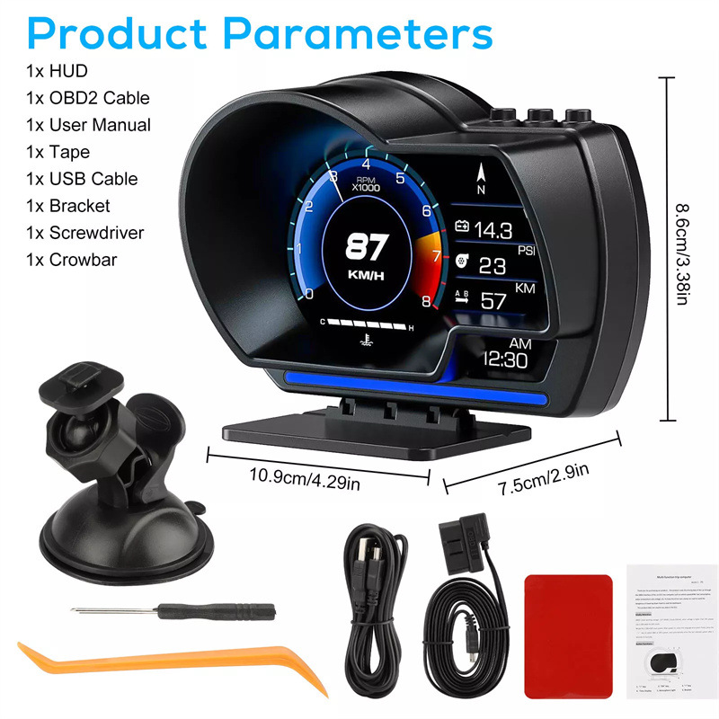 OBDⅡ+GPS Smart Gauge High Defi - Electronics Gadgets For Car recension och pris