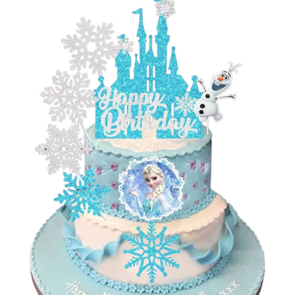 2026 8PCS F-r-o-z-e-n Cake Top - Elsa Gadget recension och pris