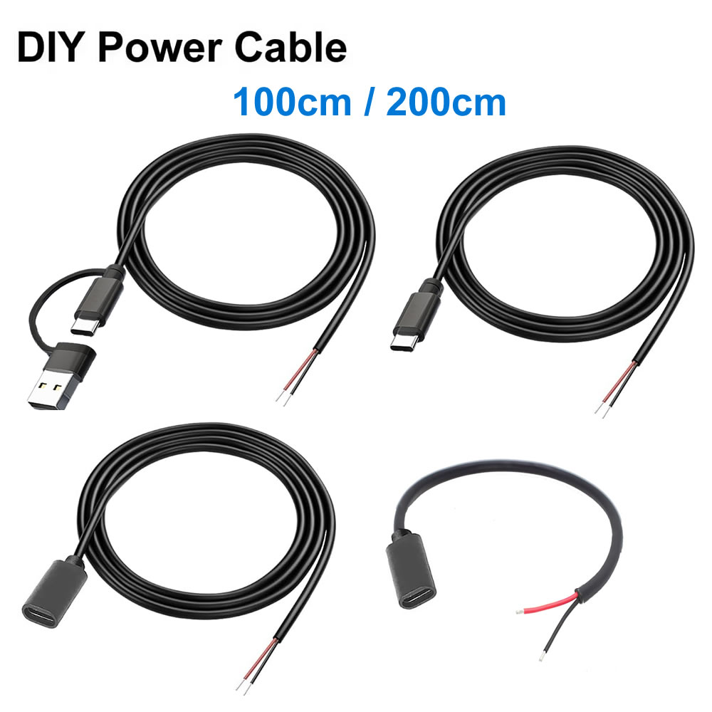 DC 2 Pin Power Cable USB and T - Diy Electronics Gadgets recension och pris