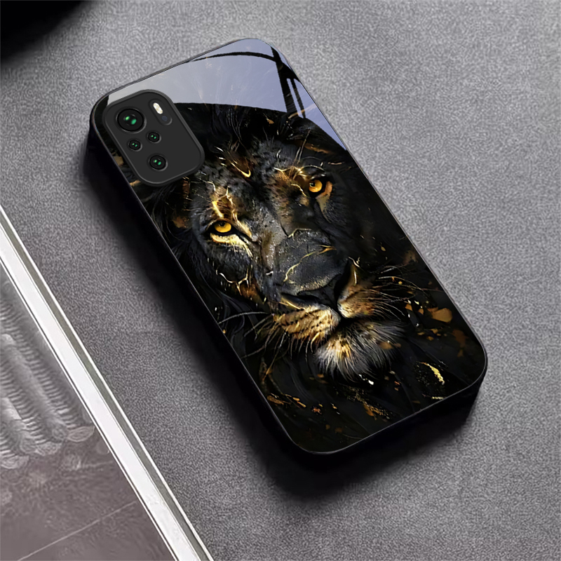 Lion With Golden Black Glass P - Xiaomi Redmi Note 13 recension och pris
