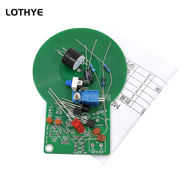DC 3V-5V Metal Detector Kit DI - Diy Electronics Gadgets recension och pris