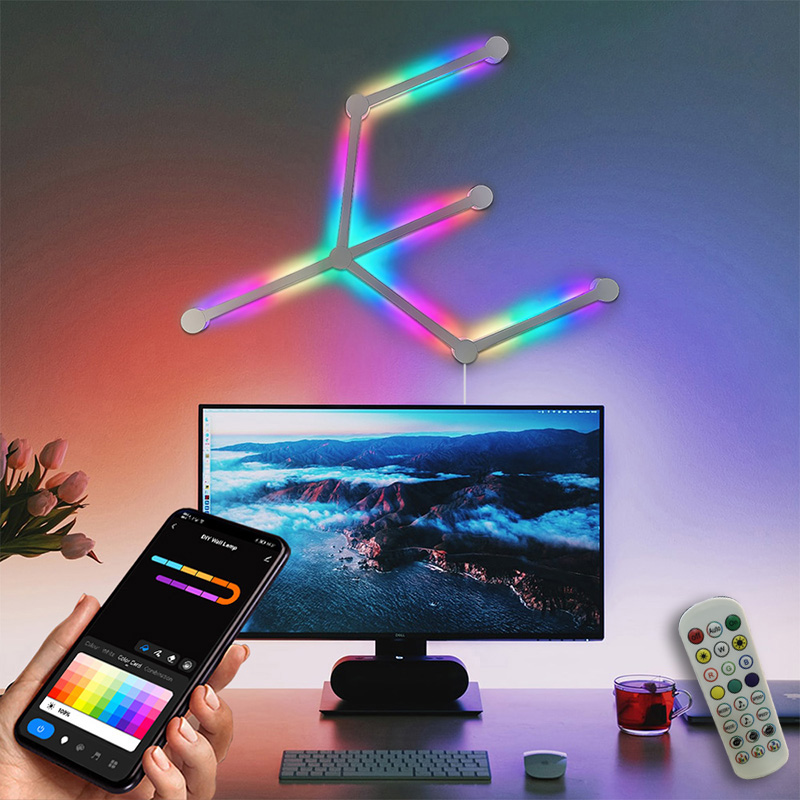 RGB Light Bar,Bluetooth APP Co - Rgb Desk Lamp Smart recension och pris