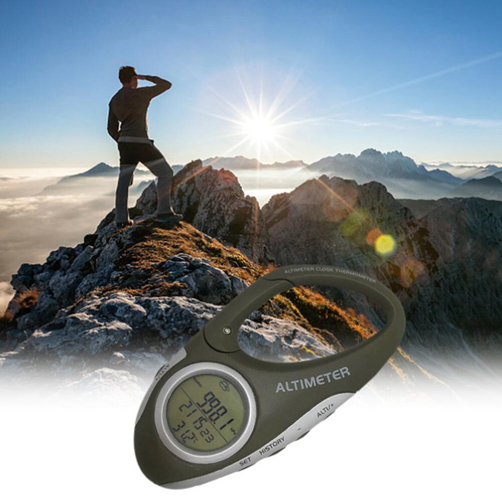 Electronic Altimeter Carabiner - Electronics And Gadgets With I recension och pris