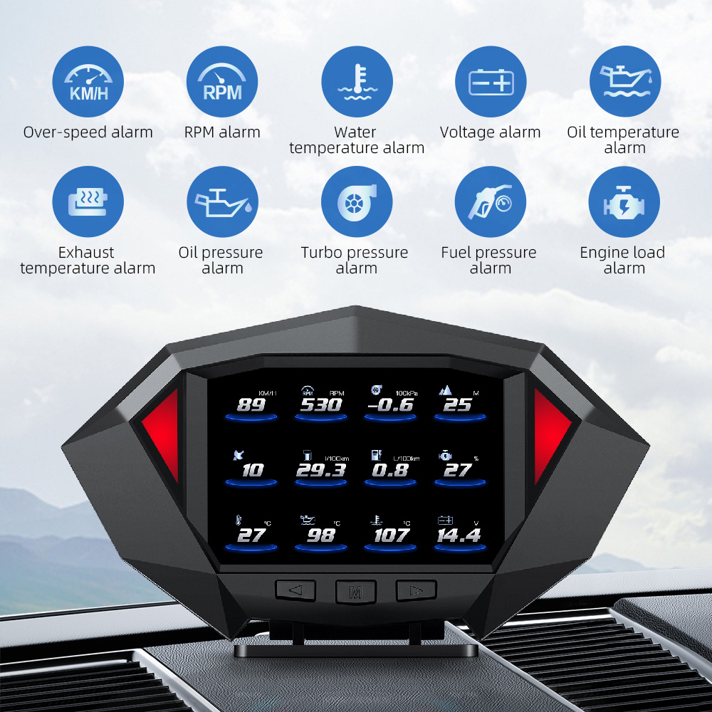 Car HUD P1 OBD2 Head Up Displa - Electronics Gadgets For Car recension och pris